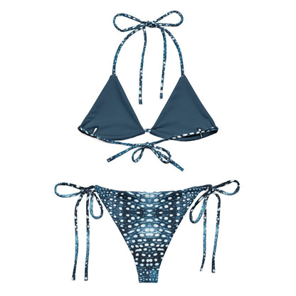 Salinity Swimwear Whale Shark Mosaic Eco String Bikini Set Bikini Set