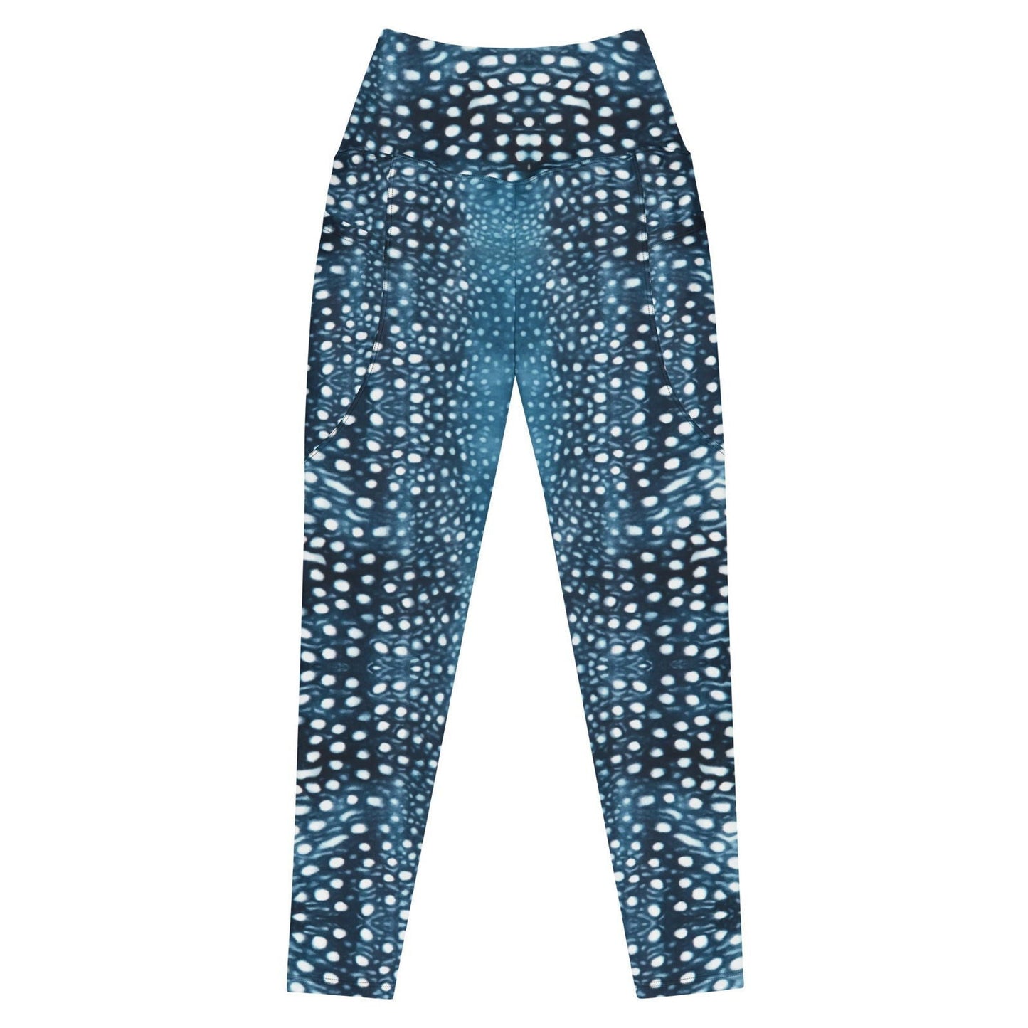 Salinity Swimwear Whale Shark Mosaic Eco Swim Leggings With Pockets Leggings