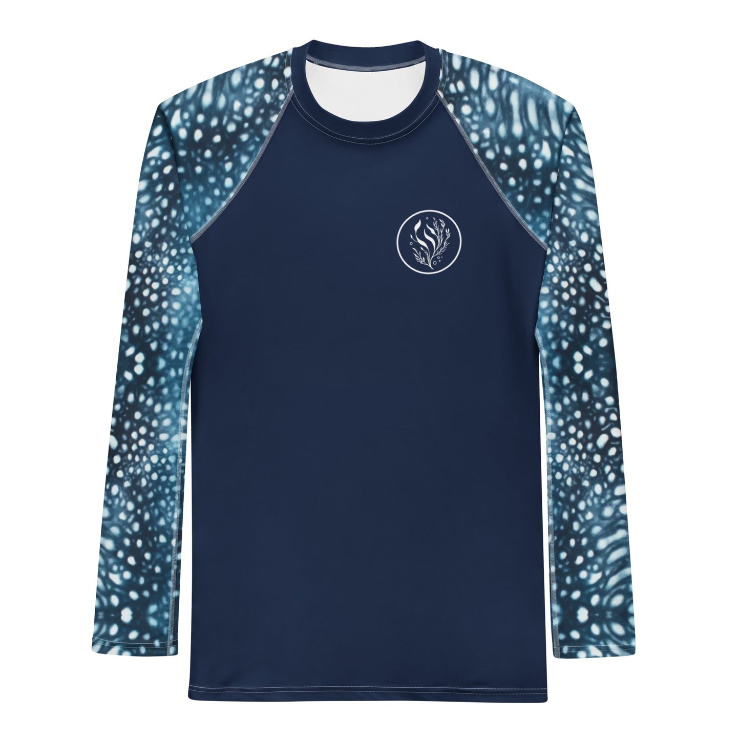 Whale Shark Mosaic Men's Rash Guard - Salinity Swimwear