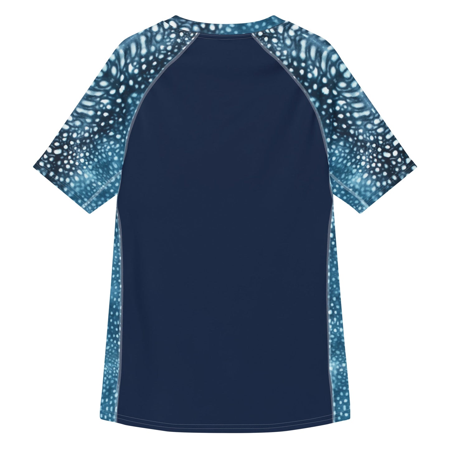 Whale Shark Mosaic Men’s Short Sleeve Swim Shirt - Salinity Swimwear