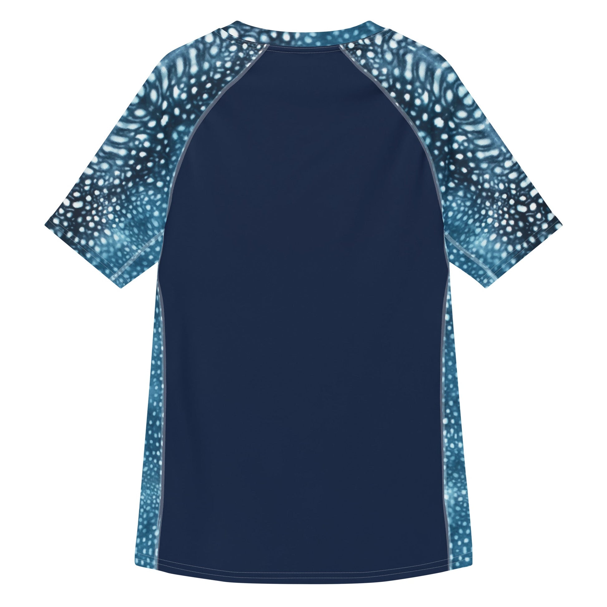 Whale Shark Mosaic Men’s Short Sleeve Swim Shirt - Salinity Swimwear