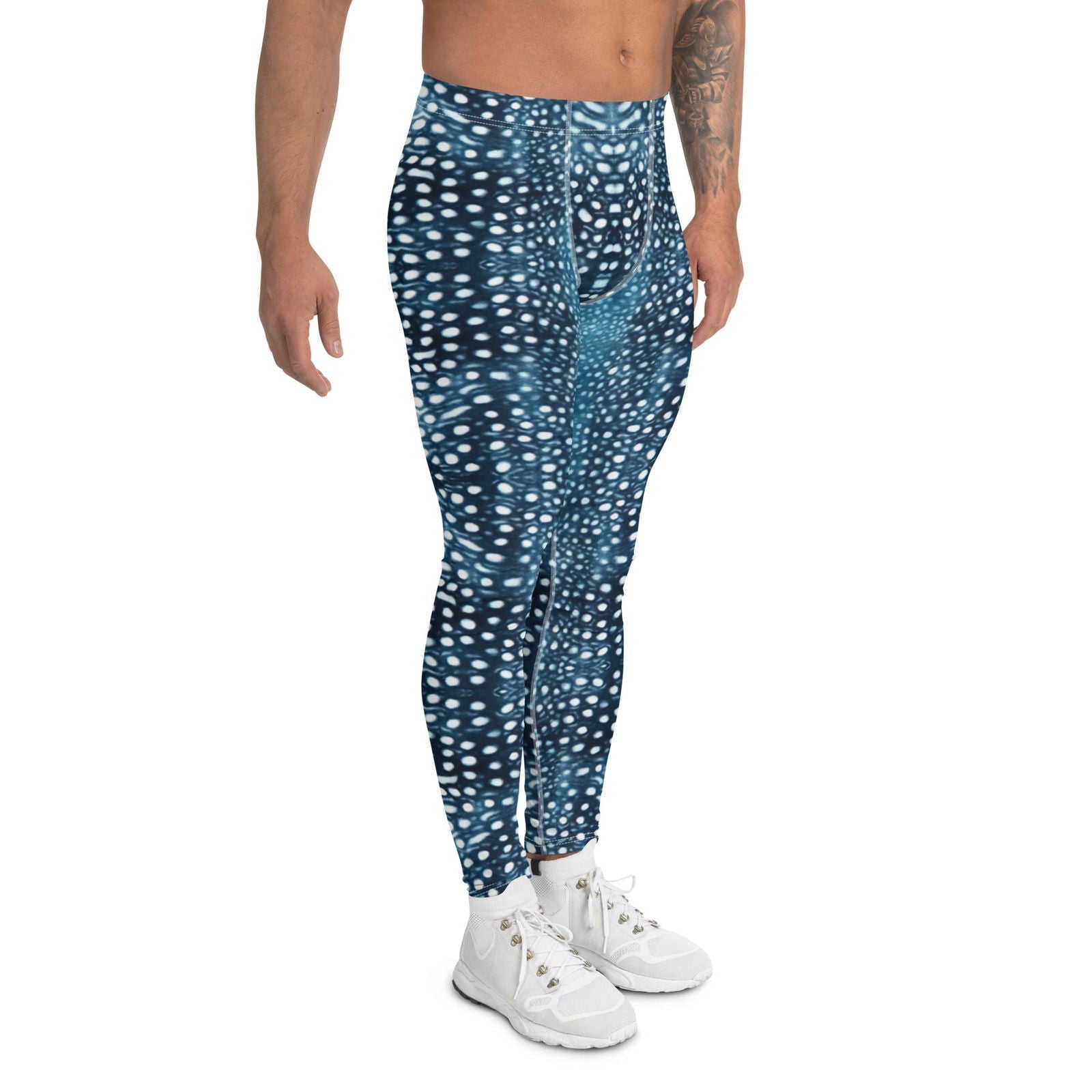 Salinity Swimwear Whale Shark Mosaic Men's Swim Leggings Leggings