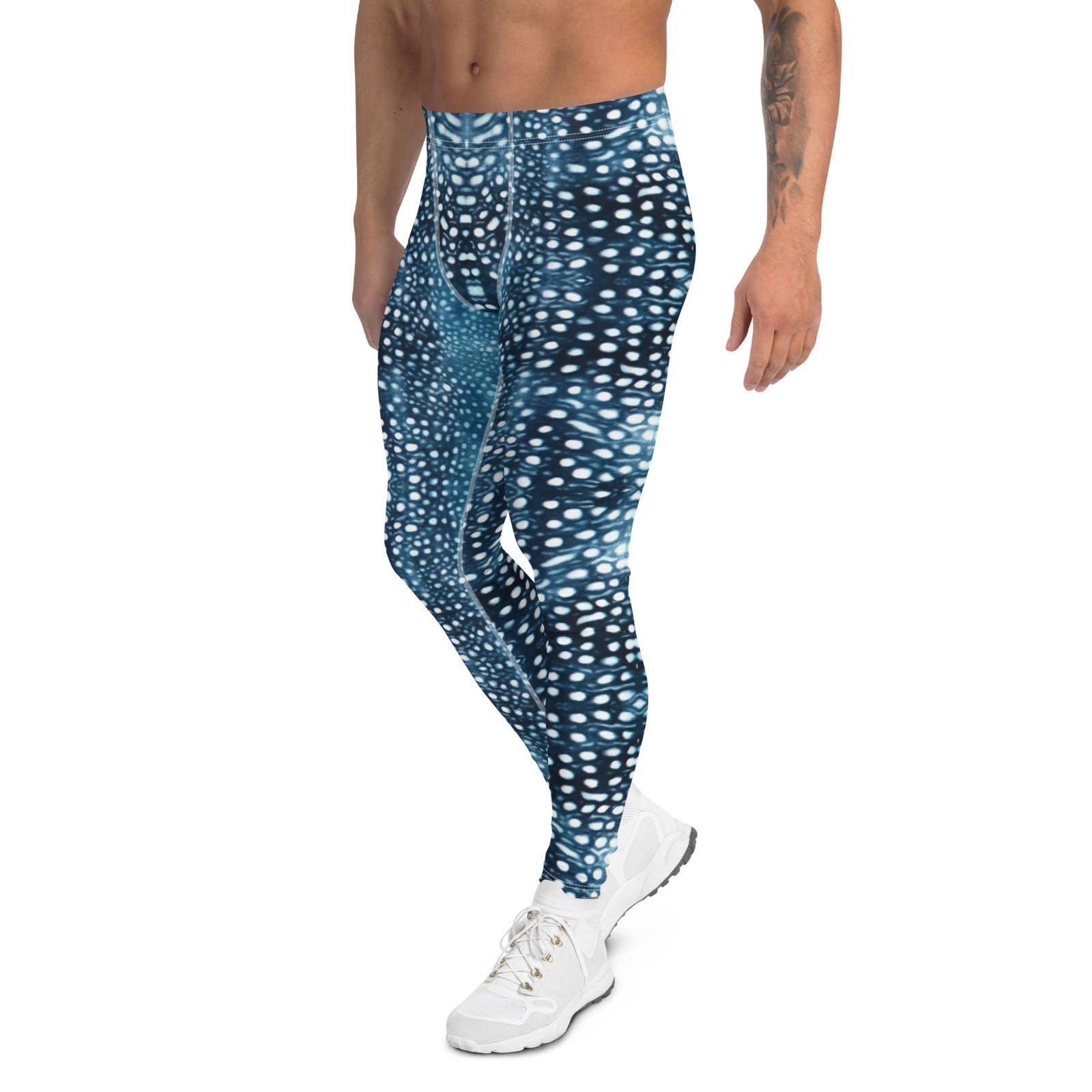 Salinity Swimwear Whale Shark Mosaic Men's Swim Leggings Leggings