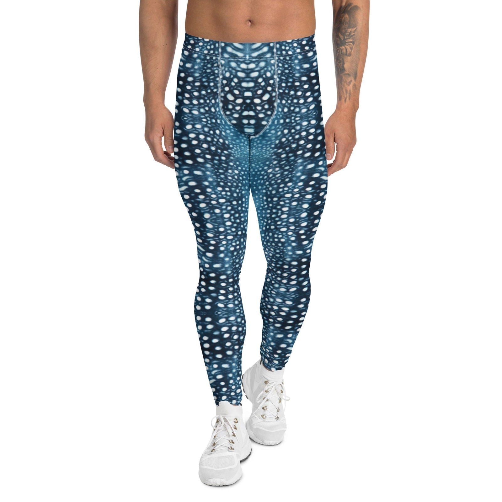 Salinity Swimwear Whale Shark Mosaic Men's Swim Leggings Leggings