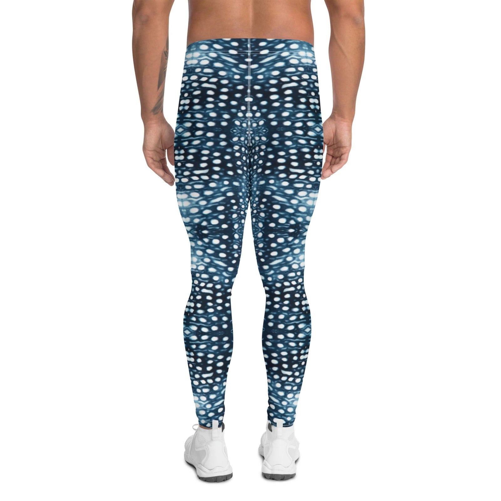 Salinity Swimwear Whale Shark Mosaic Men's Swim Leggings Leggings