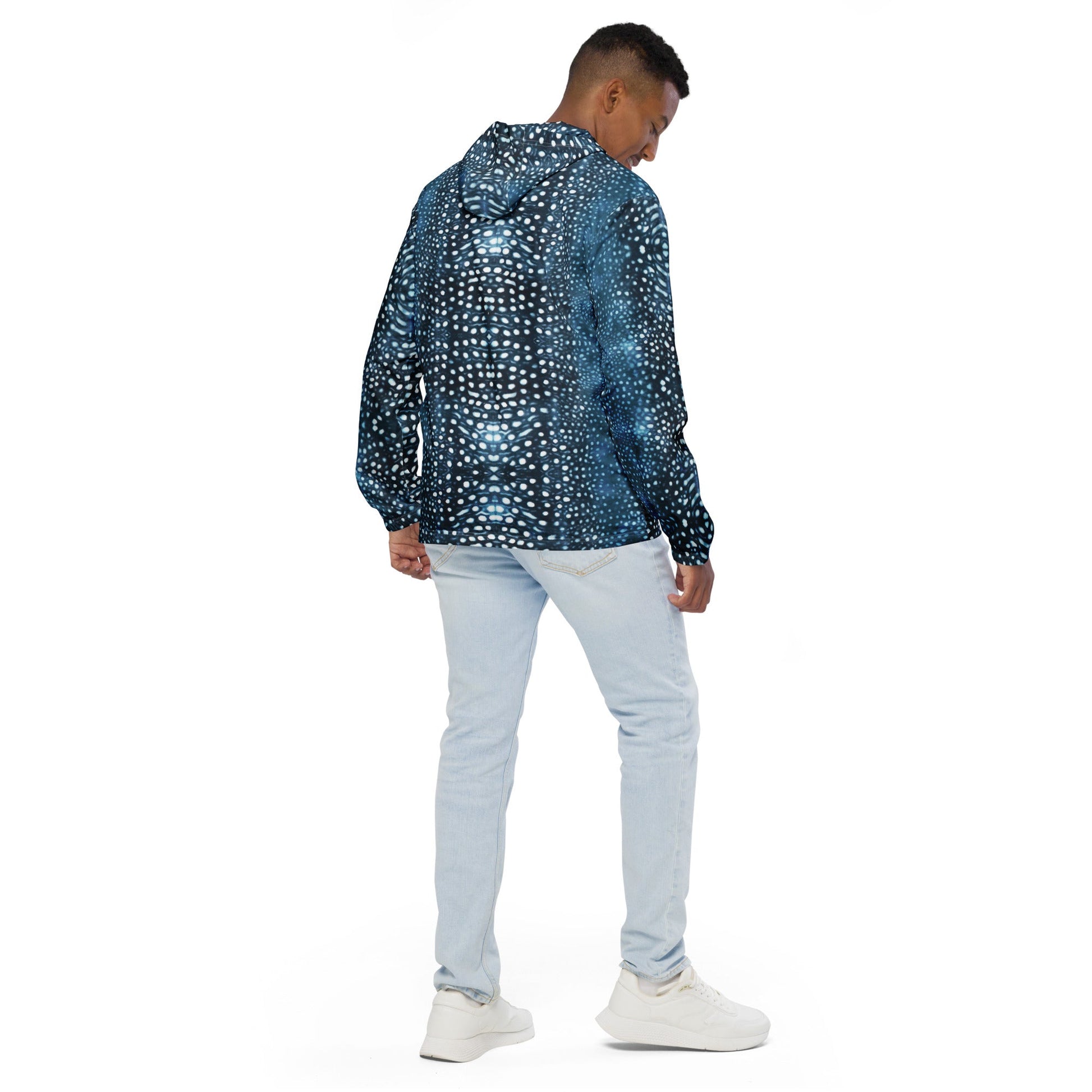 Salinity Swimwear Whale Shark Mosaic Men’s windbreaker Windbreaker