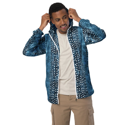 Salinity Swimwear Whale Shark Mosaic Men’s windbreaker Windbreaker