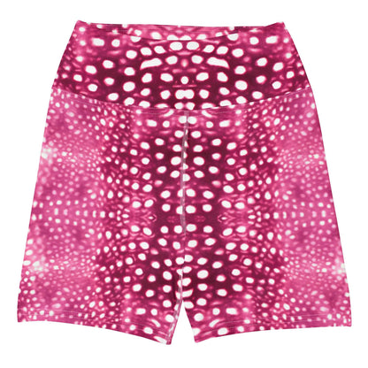 Salinity Swimwear Whale Shark Mosaic Pink 4" Inch Dive Shorts Shorts