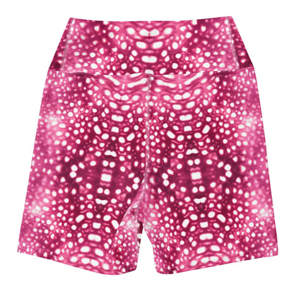 Salinity Swimwear Whale Shark Mosaic Pink 4" Inch Dive Shorts Shorts