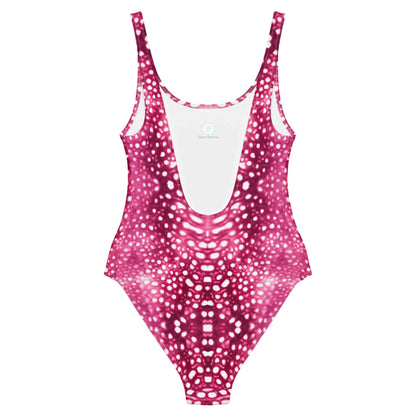 Salinity Swimwear Whale Shark Mosaic Pink One - Piece Swimsuit One - Piece Swimsuit