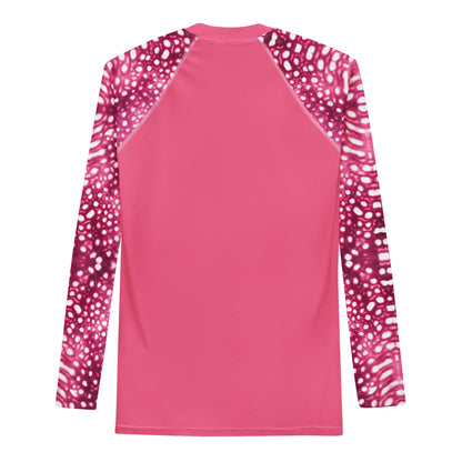 Salinity Swimwear Whale Shark Mosaic Pink W Men's Rash Guard Rash Guard