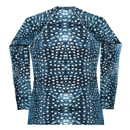 Salinity Swimwear Whale Shark Mosaic Women's Rash Guard Rash Guard