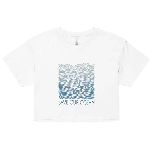 Save Our Ocean Women’s Crop Top